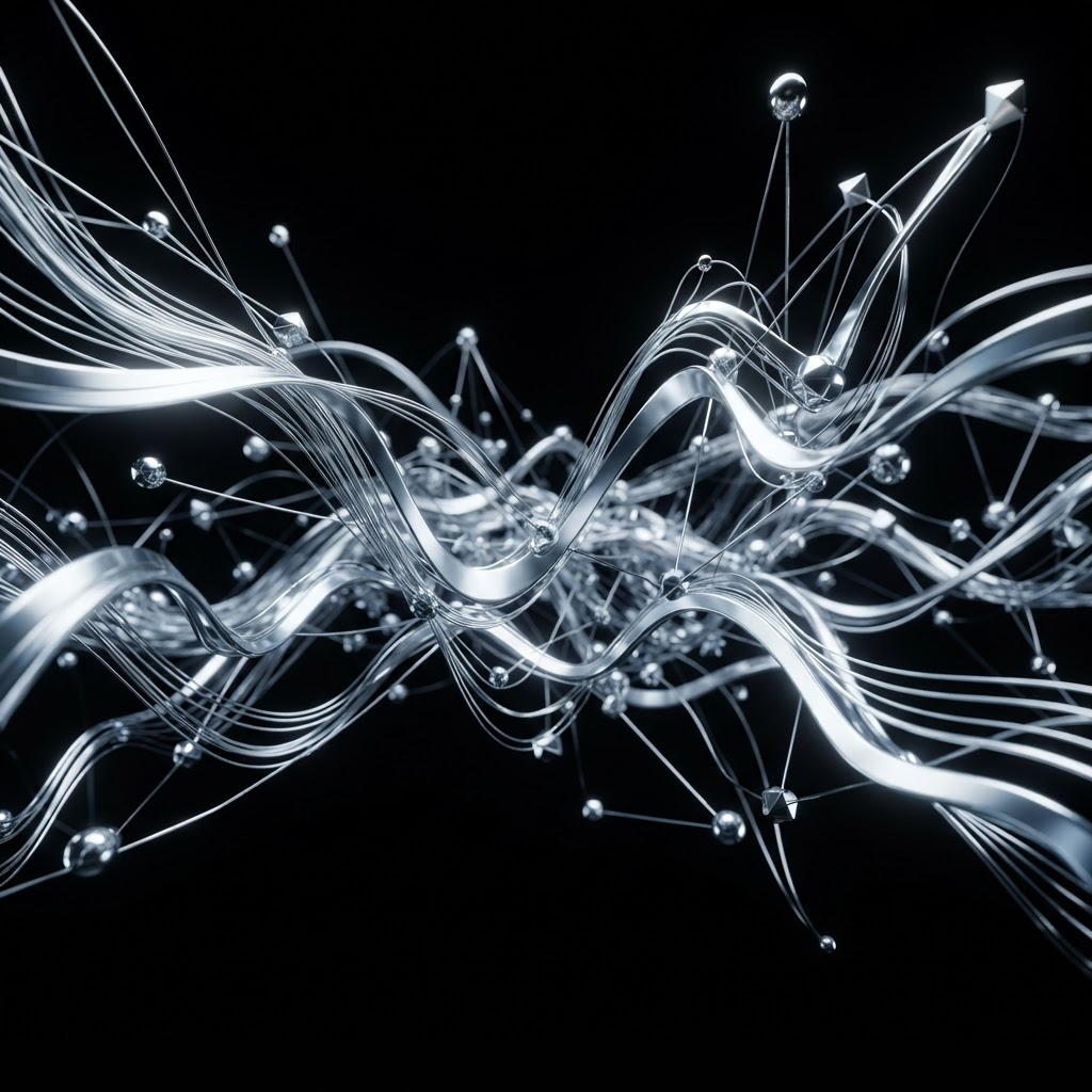 Abstract market data visualization